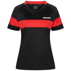 Donic Shirt Nitro Lady Zwart/Rood