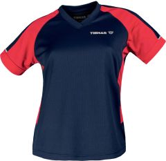 Tibhar Shirt Mundo Lady Navy/Rood