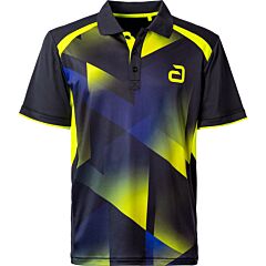 Andro Shirt Lanton Zwart/Geel
