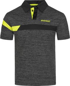 Donic Shirt Stripes Antraciet Melange