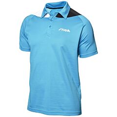 Stiga Polo Pacific Vivid Blue/Zwart/Wit