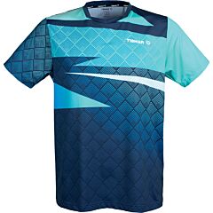 Tibhar TT-Shirt Corner Blauw/Turquoise