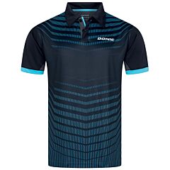 Donic Shirt Kava Zwart/Blauw