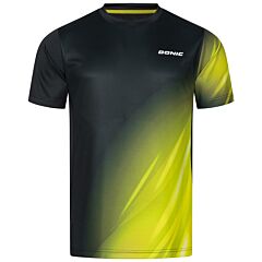 Donic T-Shirt Drop Zwart/Geel