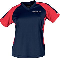Tibhar Shirt Mundo Lady Navy/Rood