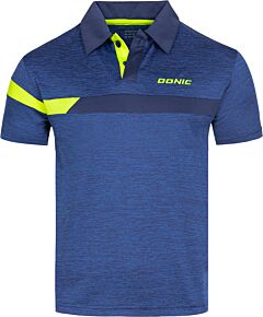 Donic Shirt Stripes Blauw Melange