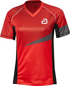 Andro Shirt Tilston Women Rood/Zwart