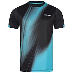 Donic T-Shirt Cream Zwart/Blauw