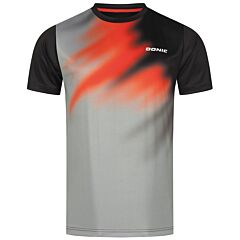 Donic T-Shirt Furious Zwart/Rood
