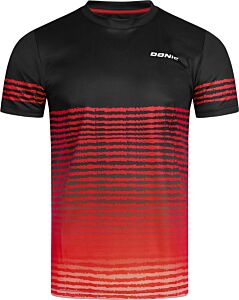 Donic T-Shirt Tropic Zwart/Rood