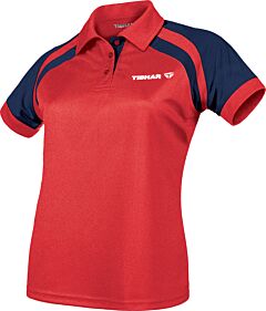 Tibhar Shirt World Lady Rood/Navy