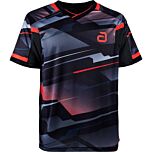 Andro Shirt Sangai Zwart/Rood