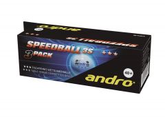 Andro Speedball Poly 3S *** 72 balls White