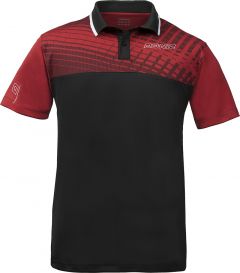 Donic Polo Makroflex (cotton) Rood/Zwart