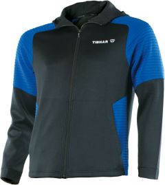 Tibhar Pro Hoodie Zwart/Blauw