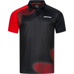Donic Shirt Caliber Zwart/Rood