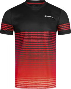 Donic T-Shirt Tropic Zwart/Rood