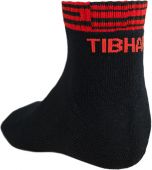 Tibhar Sokken Line Zwart/Rood