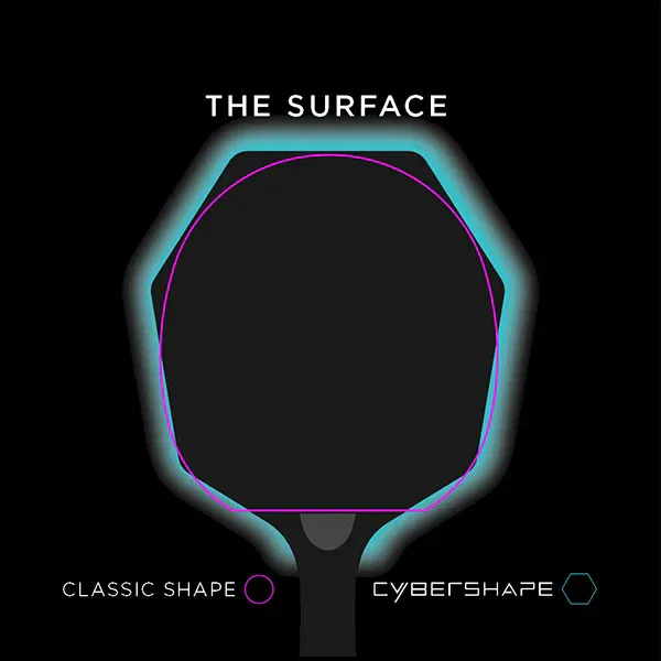 Stiga Cybershape Hexagonal Racket